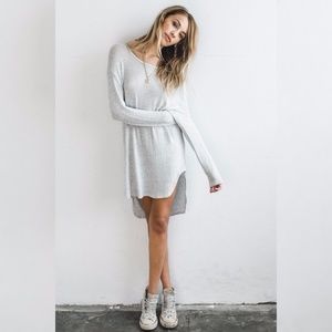 Joah Brown Sweater Knit Tunic